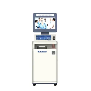 custom medical health kiosk with ergonomics design for hospital self-service payment (HJL-01C)