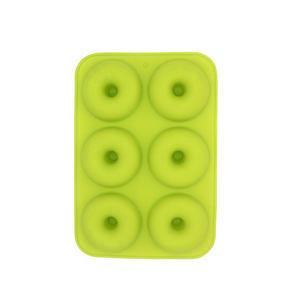 Accesorios de cocina para el hogar y utensilios de cocina Venta caliente grado alimenticio divertido 6 agujeros donut hornear pastel molde de silicona gadgets geniales - Product Image 4