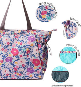 Échantillon gratuit de grande capacité portable multifonctionnel spécial sac de yoga en polyester sac fourre-tout de yoga avec porte-tapis de yoga - Product Image 2