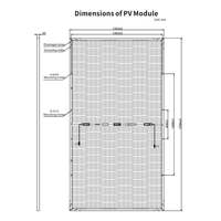 Panneau solaire Risen Top Performance 700W N-Type Bifacial HJT à faible luminosité pour toiture industrielle, livraison rapide