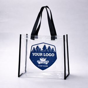 Wholesale Sell Printed Logo Beach Tote Clear <b>Plastic</b> Stadium <b>Bags</b> Clear Pvc <b>Small</b> Dry Gift Holographic Custom Transparent <b>Bag</b> - Product Image 1