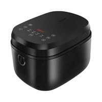 Zogifts 5L poêle en aluminium antiadhésive marmite électrique en acier inoxydable cuiseur à riz 220 V pour usage domestique