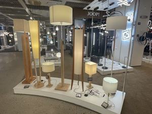 Sang trọng ngược tam giác tre gỗ LED bảng đèn với E26 cơ sở thiết kế đơn giản cho khách sạn Thanh phòng khách Reading trang trí - Product Image 6