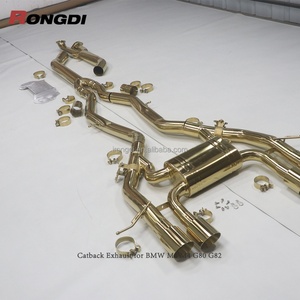 Titanium Exhaust Pipe High Performance Double Valved Exhaust System for BMW S58 M3 G80 M4 G82 Exhaust Catback - Product Image 5