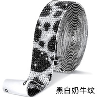 3 Rouleaux de bandes de strass auto-adhésives-Ruban de strass-Ruban diamant et enveloppe bling pour l'artisanat, le bricolage, l'art, la décoration
