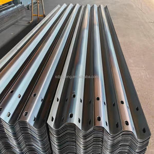 <span class=keywords><strong>Guardrail</strong></span> in Acciaio a Profilo W Standard ABNT, Barriera Stradale Altamente Zincata con Pali e Terminali per Autostrade, Leggera Antiurto - Product Image 1