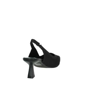 Keys Donna Slingback K-10770 Beige Nero Heeled <b>Sandals</b> - Product Image 3