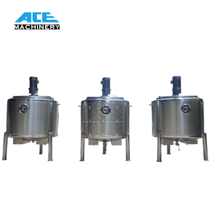 Cuve de mélange chauffante à agitation industrielle à enveloppe vapeur de 300 L - Product Image 1