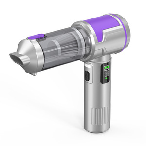 <b>Handheld</b> <b>Vacuum</b> Cleaner Digital Display Rechargeable Portable High Suction 0.2L With Attachments For Car Home Use - Product Image 2