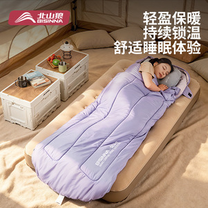 Beishanlang Sleeping Bag Rectangular 0.91kg Windproof Adult Outdoor Camping - Product Image 4