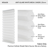 Tissu pour stores plissés alvéolés sur mesure (ODM/OEM) pour fenêtre [Tissu uniquement]