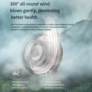 Nouveau ventilateur électrique sans balais 2025 à clipser sur la taille, petit ventilateur portable mini sans pales avec clips de fixation pour une utilisation en extérieur et en voyage - Product Image 4