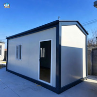 Casa Contenedor Prefabricada Modular Moderna con Techo Triangular Cómodo y Luminoso