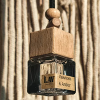 Bouteille en verre noire vide de luxe de 5ml 8ml 10ml Diffuseur d'huiles essentielles de voiture Parfum Désodorisant Bouteille de parfum avec bouchon carré