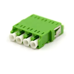 Adaptador de acoplador conector de fibra óptica, azul, verde, duplo modo upc apc sc to sc lc