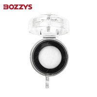Cache-bouton d'arrêt d'urgence transparent en PC BOZZYS, rond, industriel, haute résistance pour boutons de commutation de 22 à 30 mm