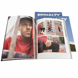 Magazine Printing High Quality Custom Size A4 Magazine Photo Book Printing Glossy Offset Printing On Art Paper With Soft Cover For Novels