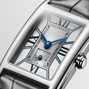 Nouvelle montre mécanique Longinesing 2026 avec cadran blanc exquis, chiffres arabes, index des heures, boîtier carré en acier inoxydable - Product Image 3