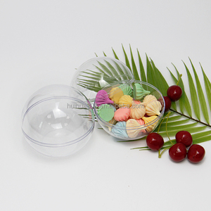 Romanzo plastica sferica rotonda trasparente per palla per caramelle o cioccolato confezione regalo vasetti PS - Product Image 3