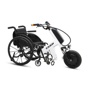 Vélo de remorquage pour fauteuil roulant TXED, nouveau design, moteur de roue avant sans balais 48V, cadre en acier, batterie au lithium - Product Image 6