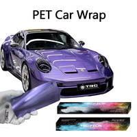 Film de protection de voiture en vinyle liquide métallique super brillant, effet caméléon, couleur changeante