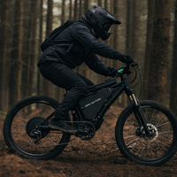 Kit de conversion de vélo électrique avec moteur à moyeu 2000W, batterie triangulaire 52V 20Ah, compatible avec les roues de 27,5 et 29 pouces