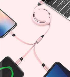 <span class=keywords><strong>สาย</strong></span><span class=keywords><strong>ชาร์จ</strong></span>หลายช่อง USB แบบยืดหดได้3อิน1สองด้านสำหรับแอนดรอยด์2023ใหม่ล่าสุด - Product Image 6