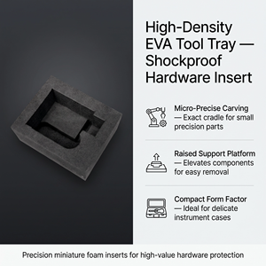 แผ่นโฟม EVA ตัดแบบกำหนดเองสำหรับกล่องเครื่องมือความแม่นยำสูง - Product Image 4