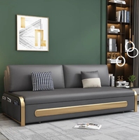 Canapé-lit pliable moderne à double usage économique simple double taille multifonctionnel pour chambre à coucher salon lavable pour petit