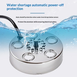 Pulvérisateur paysager pour rocaille à 5 têtes, diffuseur de brume colorée à haute production de brume, tête d'atomisation ultrasonique, accessoires pour piscine et aquarium - Product Image 2