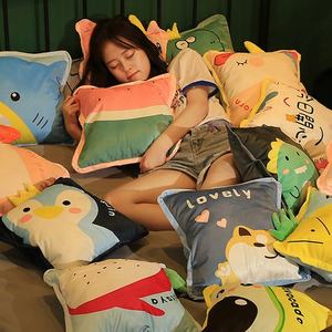 Manta de franela 3 en 1 Suncan a precio económico, manta de <span class=keywords><strong>aire</strong></span> acondicionado con diseño de dibujos animados y almohada. - Product Image 6