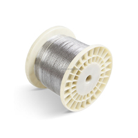 Großhandelspreis Edelstahl-Kabelseile 304 Inox-Kabel 7x7 0,5-0,6mm Edelstahlkabel 7*7 Edelstahl-Drahtseil