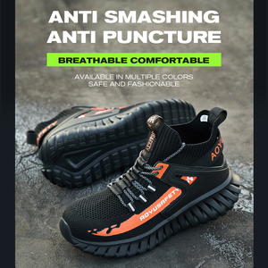 Botas de <span class=keywords><strong>Trabajo</strong></span> OEM Nuevas, Transpirables, de Seguridad, Unisex, Anti-Impactos, de Invierno, de Lona y Gamuza, con Forro de Piel, de Media Caña - Product Image 1