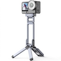 Trípode Plegable Ligero ULANZI MA37 para Osmo Action 6/Nano, Bloqueo Magnético Rápido, Capacidad de Carga de 4.4 Libras, Resistente a Impactos