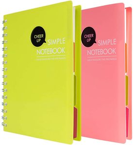 Manufacturer Wholesale Most Popular Custom Printing Cover Daily Notebook Spiral Wire O Ring Binding Book Journals