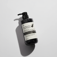 [SOY LAB] Champú para el Cuidado del Cuero Cabelludo con Frijol Negro 500ml, Limpiador Diario Calmante, Refrescante y Nutritivo para un Cuero Cabelludo Graso, Cómodo y Brillante