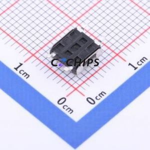 TSE006A3826A02 Tactile Switch SMD Switch Round Button 2.6N Vertical Mount 6.55mm - Product Image 2