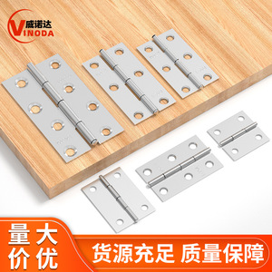Stainless Steel Hinge 1 1.5 2 3 4 Inch 6 Hole 180 Degree For Cabinet Door Window <b>Drawer</b> Wardrobe Shoe Cabinet - Product Image 3