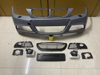 Kit de pare-chocs avant sport M-Tech pour BMW Série 3 E90 avec feux antibrouillard et calandre inférieure