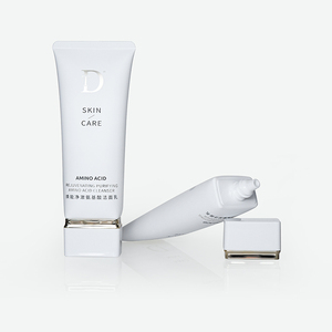 White <b>Plastic</b> Cosmetic <b>Tube</b> with Screw Cap Matte Finish Offset Printing Labeling - Product Image 2