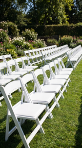 Silla Plegable de Plástico Blanca Elegante <span class=keywords><strong>Simpson</strong></span> de Alta Calidad para Eventos al Aire Libre e Interiores, Banquetes, Comedores, Decoraciones para Bodas - Product Image 6