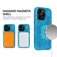 Étui de téléphone en cuir personnalisé de haute qualité, accessoire de téléphone portable en gros, antichoc pour les modèles 16 17 Pro Max