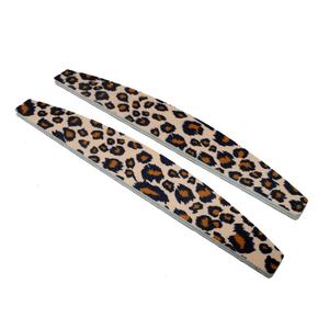 โรงงานผลิตแฟชั่นใหม่ จำหน่ายตะไบเล็บลายเสือดาว ตะไบเล็บรูปกล้วยแบบกำหนดเองได้ - Product Image 1