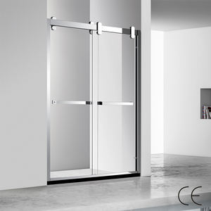 Raccords haut de gamme <span class=keywords><strong>en</strong></span> acier inoxydable or Rose, portes coulissantes <span class=keywords><strong>en</strong></span> verre pour <span class=keywords><strong>cabine</strong></span> de douche - Product Image 3