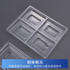 กล่องพลาสติกใส PVC สำหรับบรรจุอาหารสัตว์เลี้ยง  ปรับแต่งขนาดได้  กล่องพลาสติกสำหรับใส่อาหารกลับบ้าน - Product Image 3