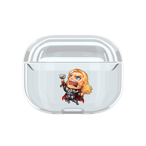 Auricular inalámbrico para los AirPods de <span class=keywords><strong>Apple</strong></span> <span class=keywords><strong>Pro</strong></span> caso transparente caso de la historieta para aire vainas <span class=keywords><strong>Pro</strong></span> 3 cubierta <span class=keywords><strong>Earpods</strong></span> Protector - Product Image 4