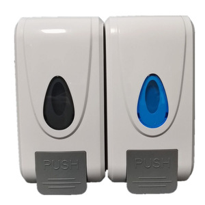 Manual <b>Soap</b> Dispenser Wall Mounted <b>Refillable</b> Bottle Plastic School Public Restroom <b>Hand</b> <b>Soap</b> Dispenser No Drilling - Product Image 2