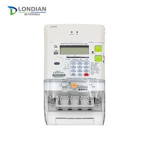 Medidor eléctrico prepago inteligente monofásico LD103 opcional CIU <span class=keywords><strong>UIU</strong></span> 4G 3G 2G PLC RF inalámbrico - Product Image 1