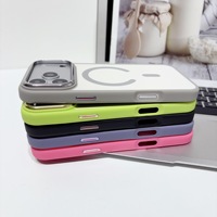 Coque de téléphone portable antichoc mate couleur tendance pour iPhone 18 17 Pro Max 16 15 14 13 – Housse de luxe magnétique robuste