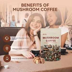 Café orgánico de hongos con Ashwagandha y Melena de León, suplemento energético de marca privada OEM/ODM para mejorar la inmunidad - Product Image 3